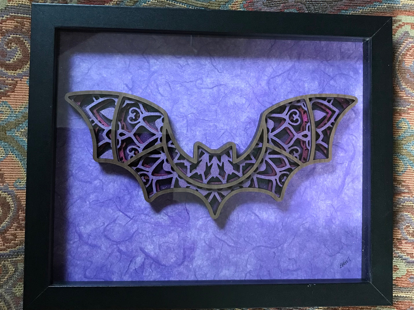 Bat - Layered Wall Art