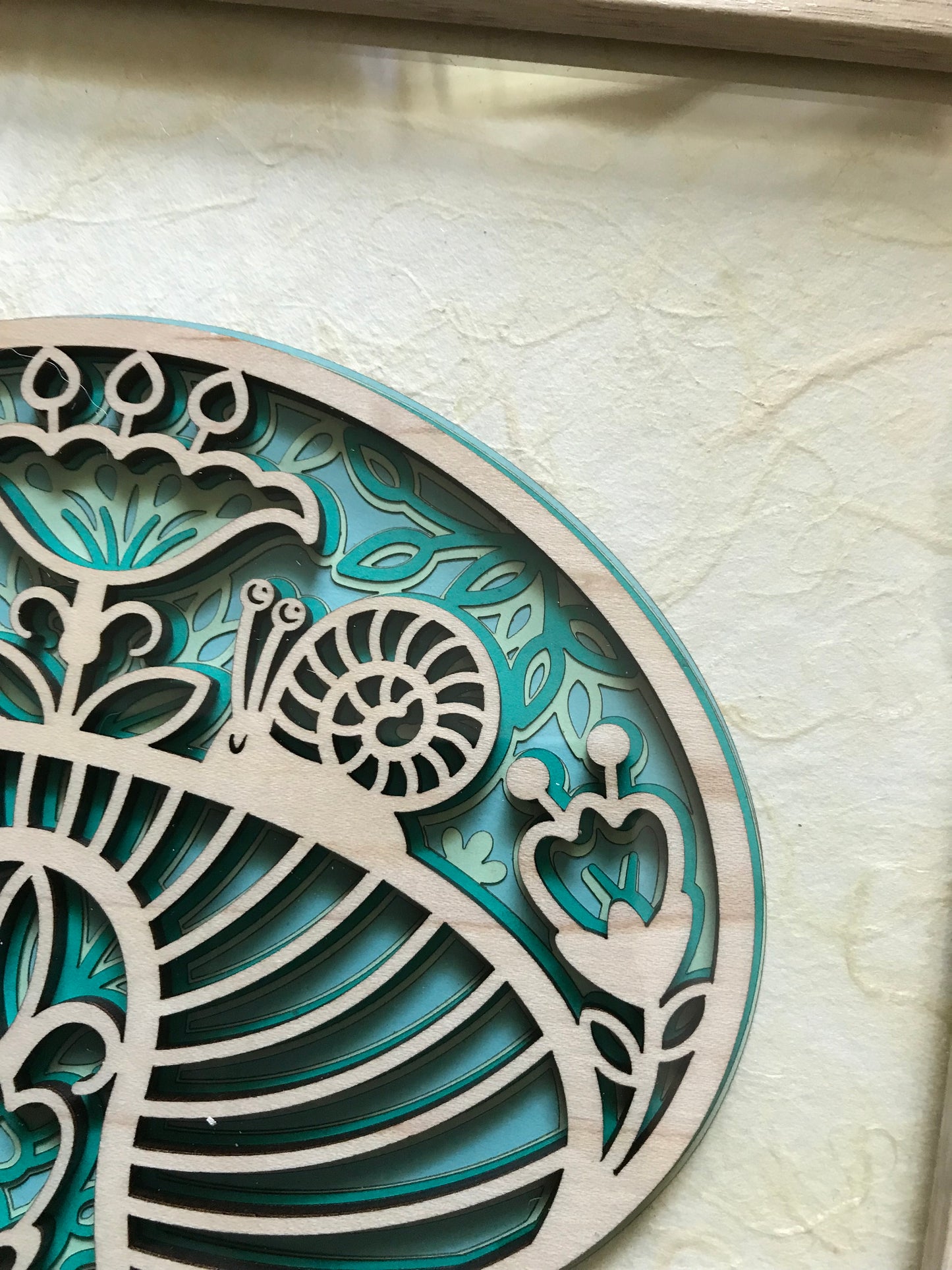 Layered Mushroom Wall Art