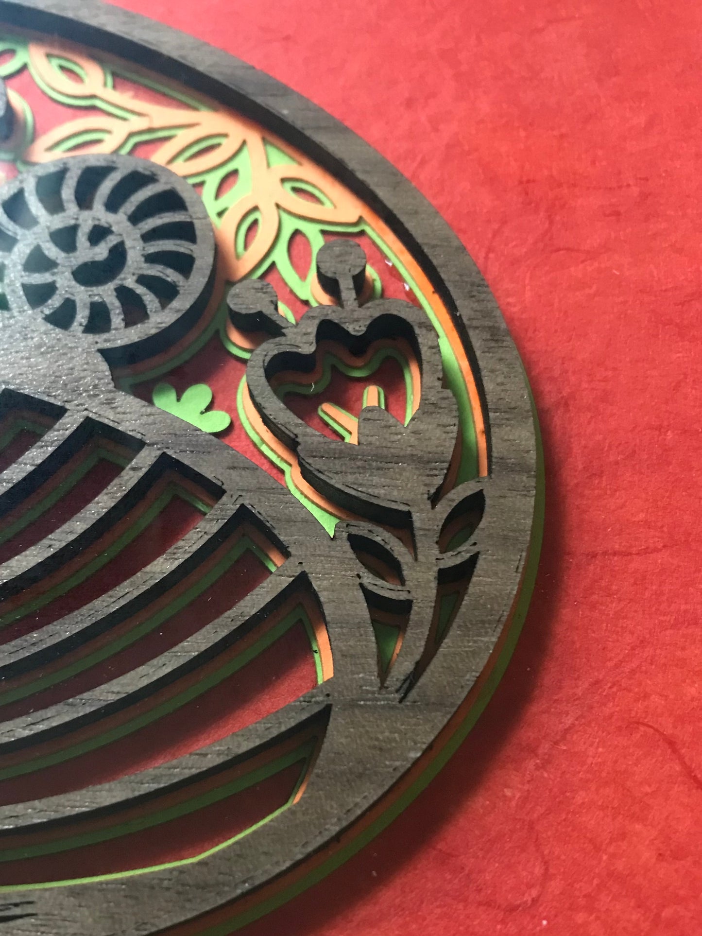 Layered Mushroom Wall Art