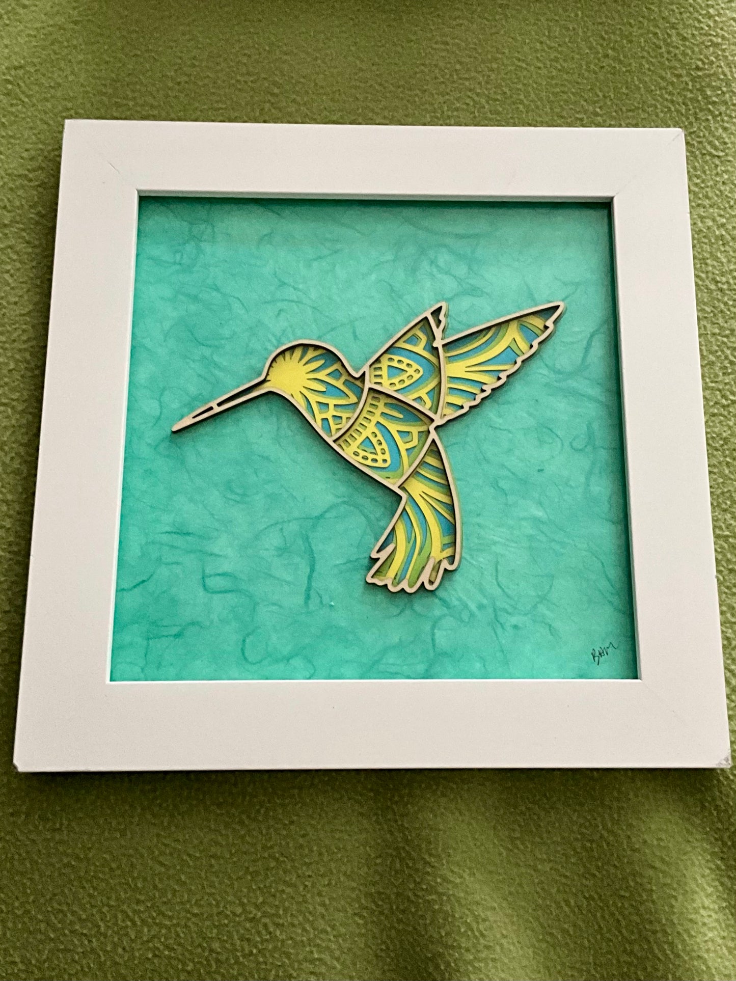 Hummingbird Mandala Picture