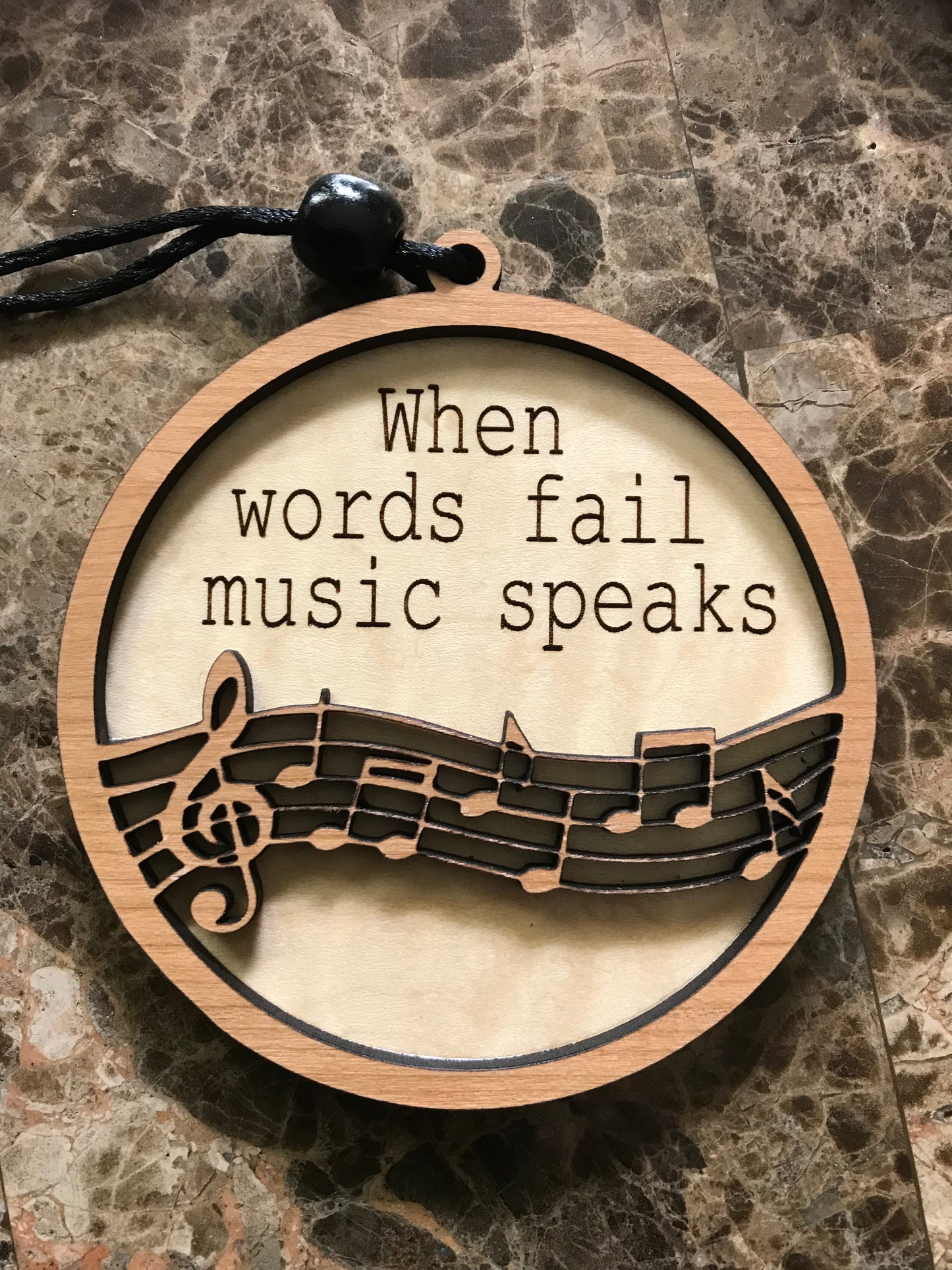Music Speaks Ornament