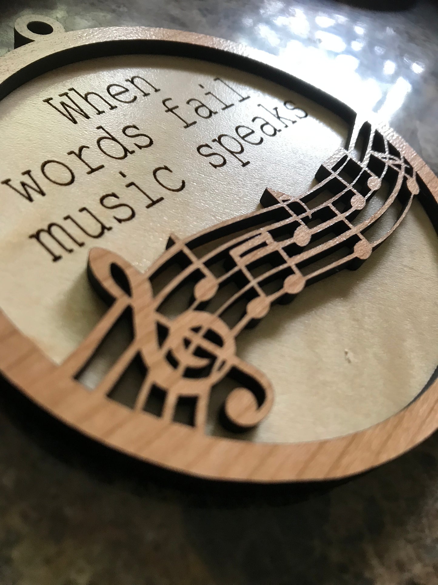 Music Speaks Ornament