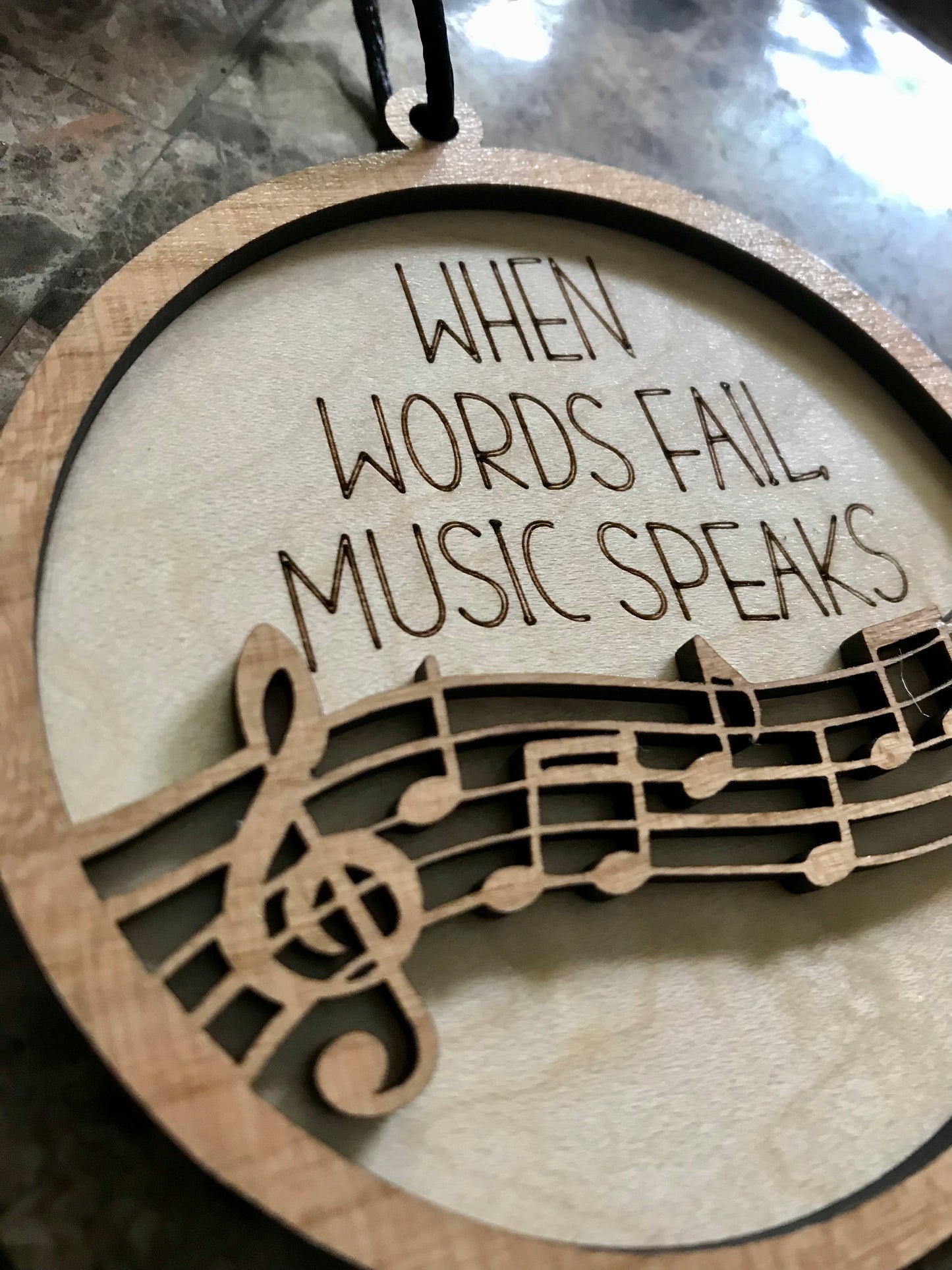Music Speaks Ornament