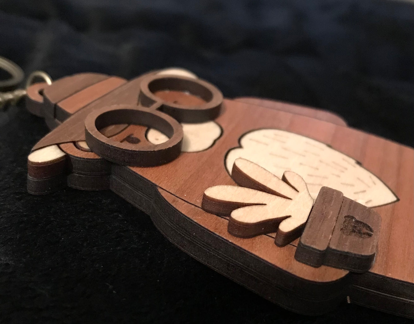 Bear Gardener Keychain