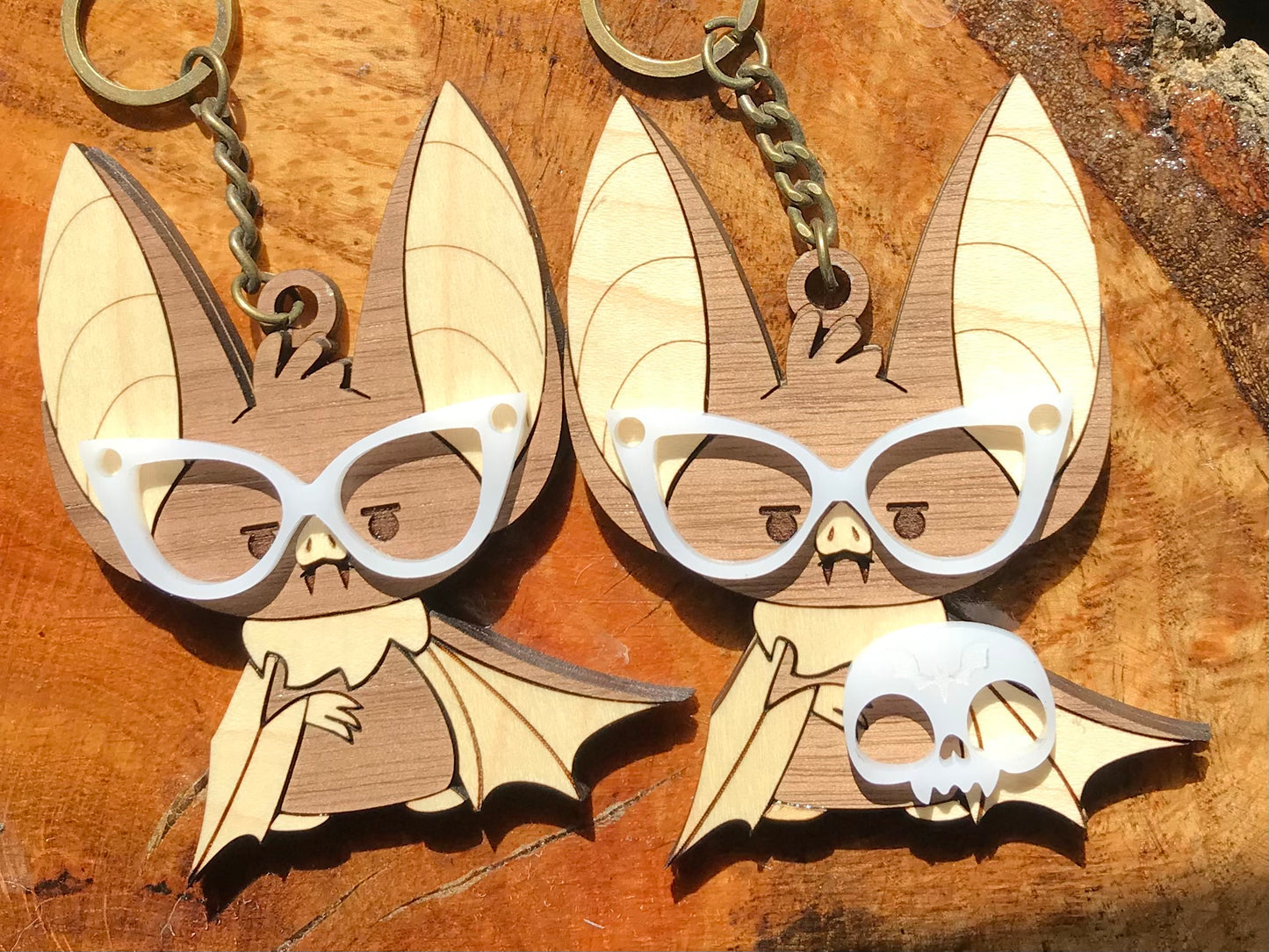 Willow Bat Keychain